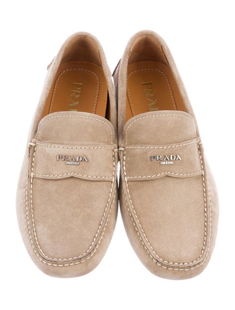 men's prada loafers|Prada driving loafers men's.